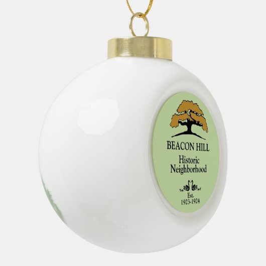 Beacon Hill Runder Ball Ornament (Links)