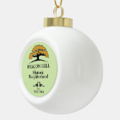 Beacon Hill Runder Ball Ornament (Rechts)