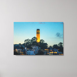 Beacon Over California Bay Lighthouse Art Print  Leinwanddruck