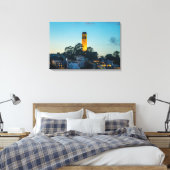 Beacon Over California Bay Lighthouse Art Print  Leinwanddruck (Insitu (Schlafzimmer))