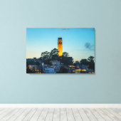 Beacon Over California Bay Lighthouse Art Print  Leinwanddruck (Insitu (Holzboden))