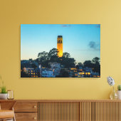 Beacon Over California Bay Lighthouse Art Print  Leinwanddruck (Insitu (Wohnzimmer))