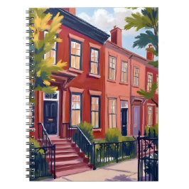 Beacon Street Boston Massachusetts Notizblock