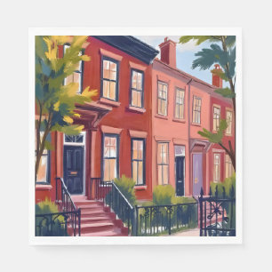 Beacon Street Boston Massachusetts Serviette