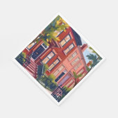Beacon Street Boston Massachusetts Serviette (Ecke)