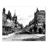 Beaconsfield, Buckinghamshire, Vintage Sketch Gummistempel (Prägung)