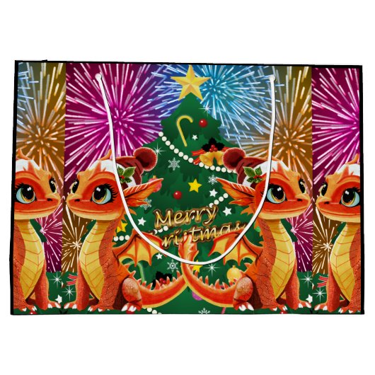 Bead Dragon Große Geschenktüte (Rückseite)