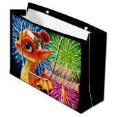 Bead Dragon Große Geschenktüte (Vorderseite Schrägansicht)