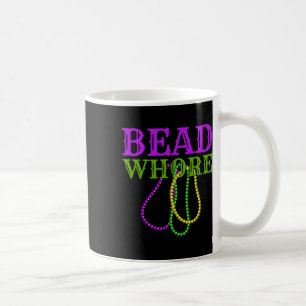 Bead Funny Adult Humor Mardi Gras Karneval Kostüm Kaffeetasse