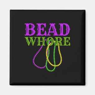 Bead Funny Adult Humor Mardi Gras Karneval Kostüm Magnet