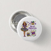 Bead Princess - Mardi Gras Button (Vorne & Hinten)
