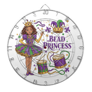 Bead Princess - Mardi Gras Dartscheibe