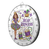 Bead Princess - Mardi Gras Dartscheibe (Vorderseite rechts)