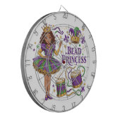 Bead Princess - Mardi Gras Dartscheibe (Vorderseite Links)