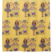 Bead Princess - Mardi Gras Duschvorhang (Vorderseite)
