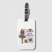 Bead Princess - Mardi Gras Gepäckanhänger (Vorderseite Vertikal)