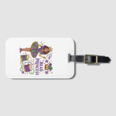 Bead Princess - Mardi Gras Gepäckanhänger (Vorderseite (Horizontal))