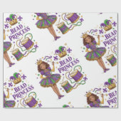 Bead Princess - Mardi Gras Geschenkpapier (Flach)