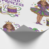 Bead Princess - Mardi Gras Geschenkpapier (Ecke)