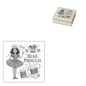 Bead Princess - Mardi Gras Gummistempel (Stempel)