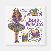 Bead Princess - Mardi Gras Magnet (Vorne)