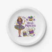 Bead Princess - Mardi Gras Pappteller (Vorderseite)
