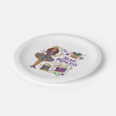 Bead Princess - Mardi Gras Pappteller (Schrägansicht)