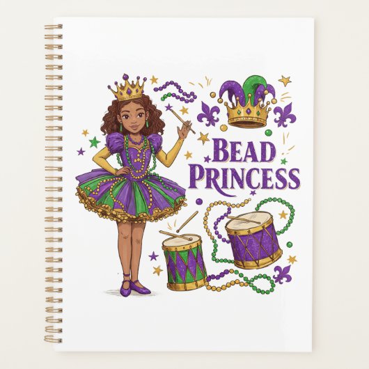Bead Princess - Mardi Gras Planer (Vorderseite)