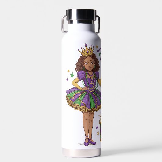Bead Princess - Mardi Gras Trinkflasche (Vorne)
