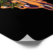 Beaded Anole Lizard Poster (Ecke)