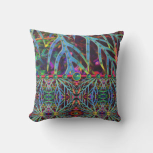 Beaded Blätter Abend Bag Kissen