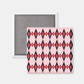 Beaded Diamonds Magnet (Vorderseite/Rückseite)