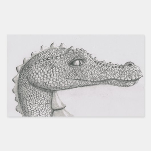 Beaded Dragon Rechteckiger Aufkleber (Vorderseite)