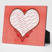 Beaded Heart Photo Frame Fotoplatte (Seite)