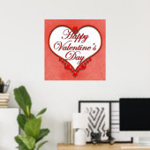 Beaded Heart Valentine Poster (Heimbüro)