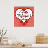 Beaded Heart Valentine Poster (Küche)