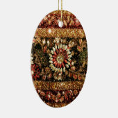 Beaded Indian Saree Foto Keramik Ornament (Rechts)