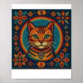 Beaded Kitten Look Design Poster (Vorne)