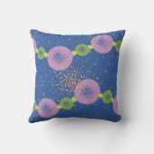 Beaded Planets Blue Cushion Kissen (Rückseite)