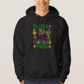 Beads & Bling Its A Mardi Gras Thing Carnivals Par Hoodie (Vorderseite)