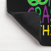 Beads Bling Mardi Gras Thing Carnival Party Männer Mousepad (Ecke)