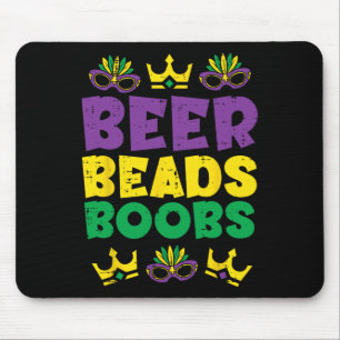 Beads Funny Louisiana Nola Mardi Gras Männer Typ I Mousepad