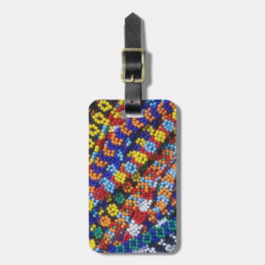 Beadwork, Melmoth, Kwazulu-Natal, Südafrika Gepäckanhänger (Vorderseite vertikal)