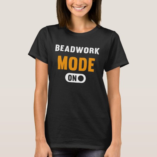Beadwork Mode on T-Shirt (Vorderseite)