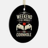 Beag Toss Game Player Langschläfchen Keramik Ornament (Rechts)