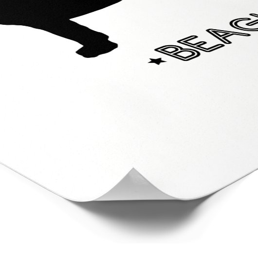 Beagl Print Poster (Ecke)
