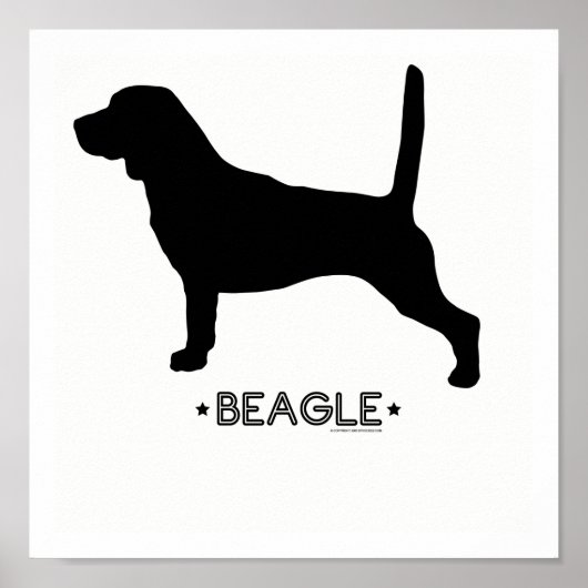 Beagl Print Poster (Vorne)