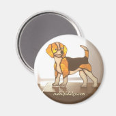 Beagle2, isabelfidalgo.com magnet (Vorderseite/Rückseite)