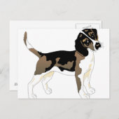 BEAGLE 2 POSTKARTE (Vorne/Hinten)