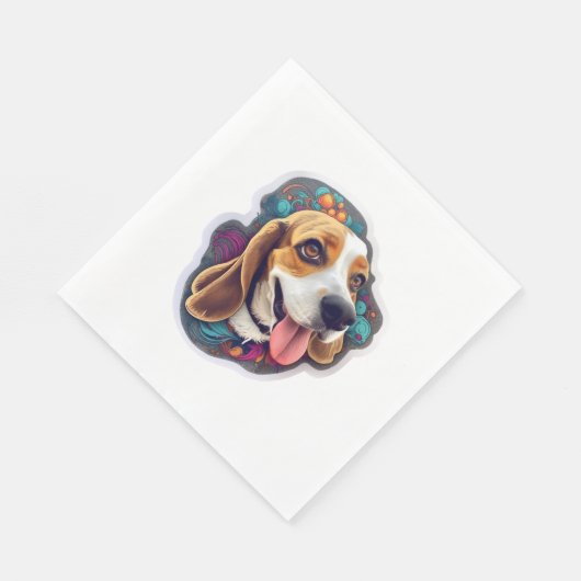 BEAGLE 4 SERVIETTE (Ecke)